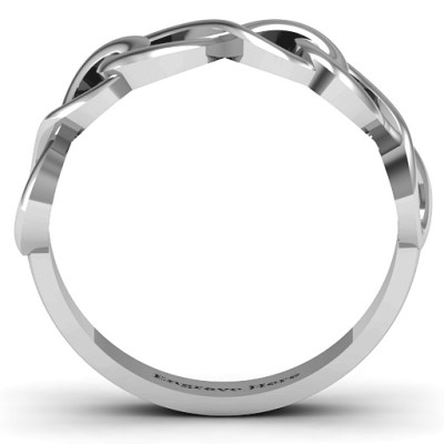 Triple Entwined Infinity Ring - The Name Jewellery™