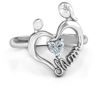 Unbreakable Bond Heart Ring - The Name Jewellery™