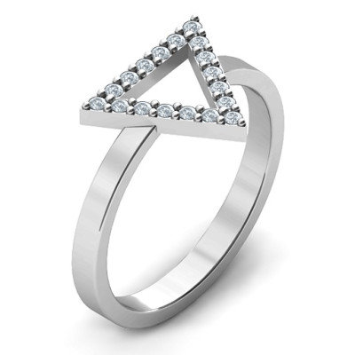 Your Best Triangle with Accents Ring - The Name Jewellery™