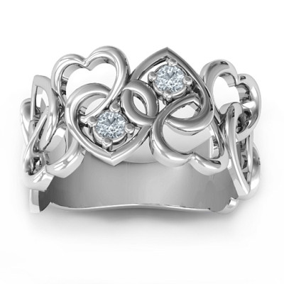 Your Heart and Mine Ring - The Name Jewellery™