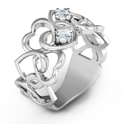 Your Heart and Mine Ring - The Name Jewellery™