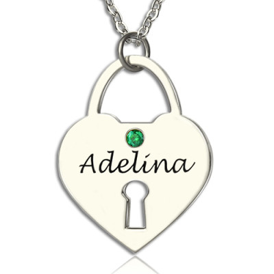 Personalised Heart Keepsake Pendant with Name Sterling Silver - The Name Jewellery™