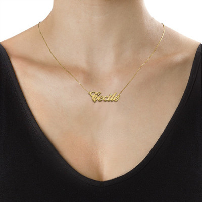 18ct Gold and Diamond Name Necklace - The Name Jewellery™