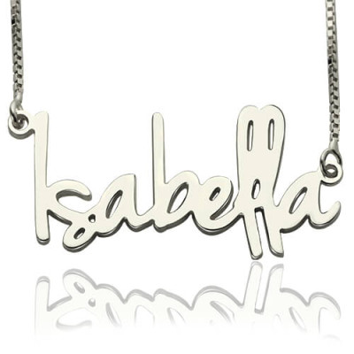 Small Name Necklace For Her Sterling Silver - The Name Jewellery™