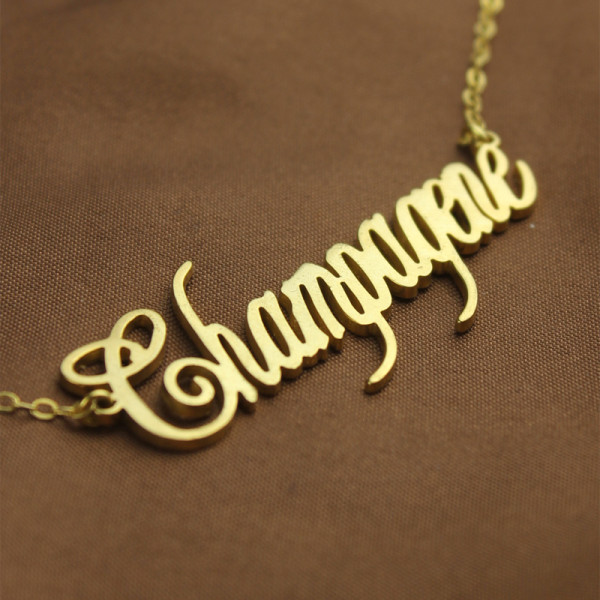 Golden Personalised Name Y-necklace – GIVA Jewellery