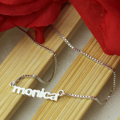 My Tiny Name Necklace Custom Sterling Silver - The Name Jewellery™