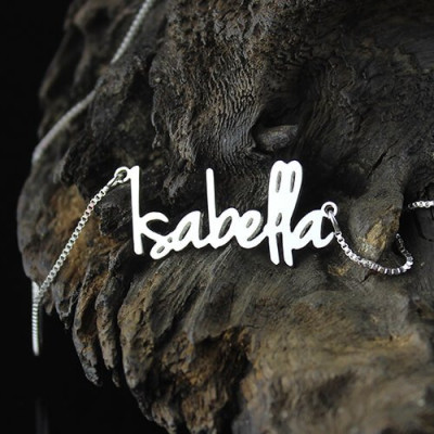 Small Name Necklace For Her Sterling Silver - The Name Jewellery™
