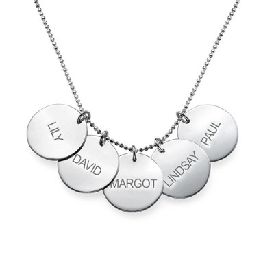 Personalised Multi Disc Necklace - The Name Jewellery™