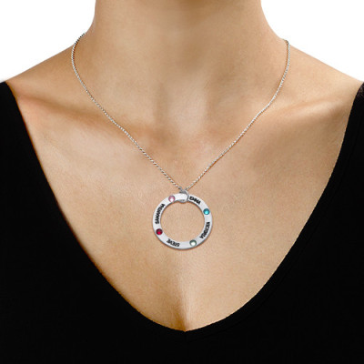 Swarovski Infinity Necklace with Engraving - The Name Jewellery™
