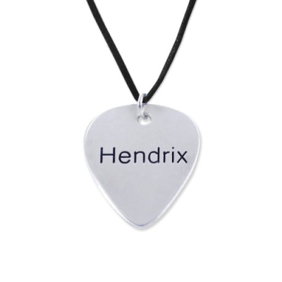 Engraved Guitar Pick Necklace - The Name Jewellery™