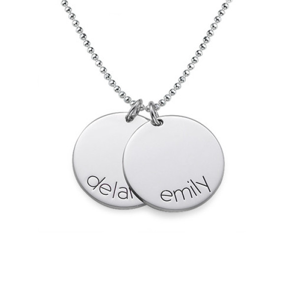 Engraved Kids Disc Necklace - The Name Jewellery™