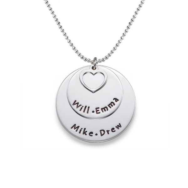 Family Necklace in Sterling Silver - The Name Jewellery™