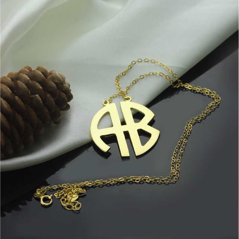 Curly Molten Initial Pendant Necklace - Initial A | 18ct Gold Plated V |  Missoma