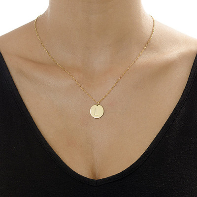 18k Gold Plated Initial Charm Necklace - The Name Jewellery™
