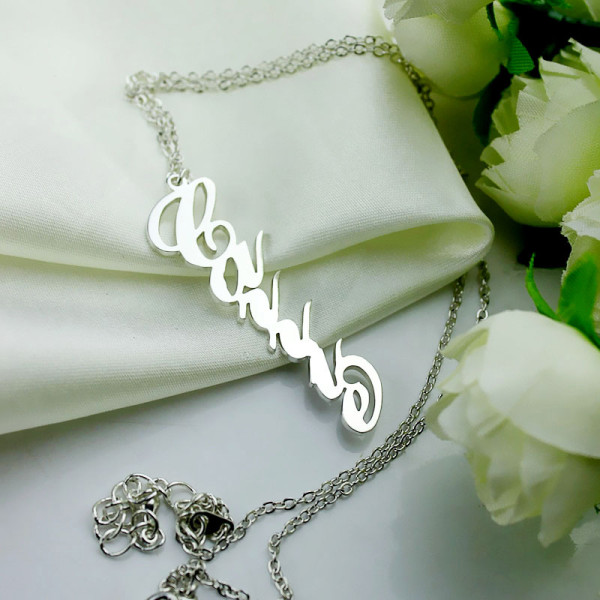 Silver Personalised Heart Pendant With Link Chain – GIVA Jewellery