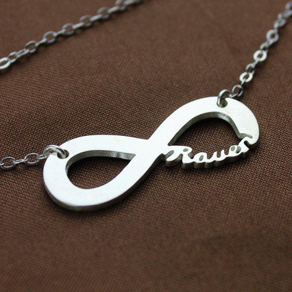 Sterling Silver Infinity Name Necklace - The Name Jewellery™