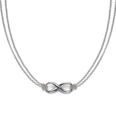 Silver Infinity Necklace - The Name Jewellery™