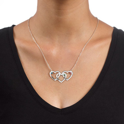 Intertwined Hearts Necklace - The Name Jewellery™