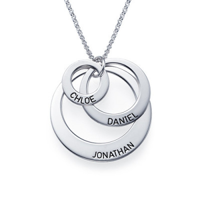 Jewellery for Mums - Three Disc Necklace - The Name Jewellery™
