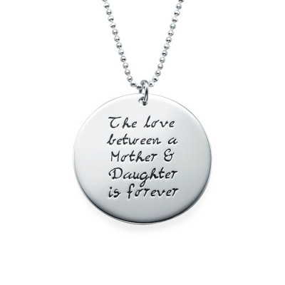 Mother Daughter Gift - Set of Three Engraved Necklaces - The Name Jewellery™