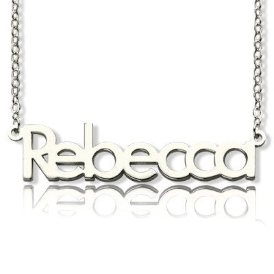 Make Your Own Name Necklace Sterling Silver - The Name Jewellery™