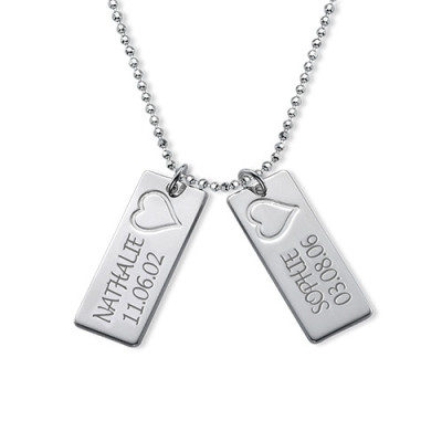 Name Bar Necklace in Silver - The Name Jewellery™