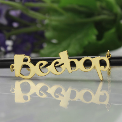 Create Your Own Name Necklace 18ct Gold Plated - The Name Jewellery™