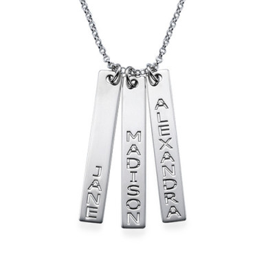 Silver Children’s Name Tag Necklace - The Name Jewellery™
