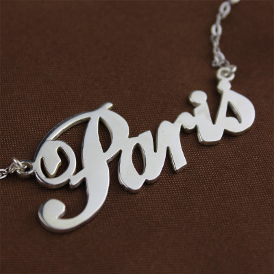 Custom Name Necklace Sterling Silver "Paris" - The Name Jewellery™