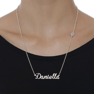 Sterling Silver Charm Name Necklace - The Name Jewellery™