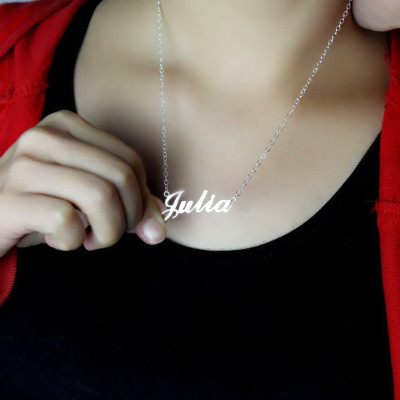 Personalised Classic Name Necklace in Silver - The Name Jewellery™