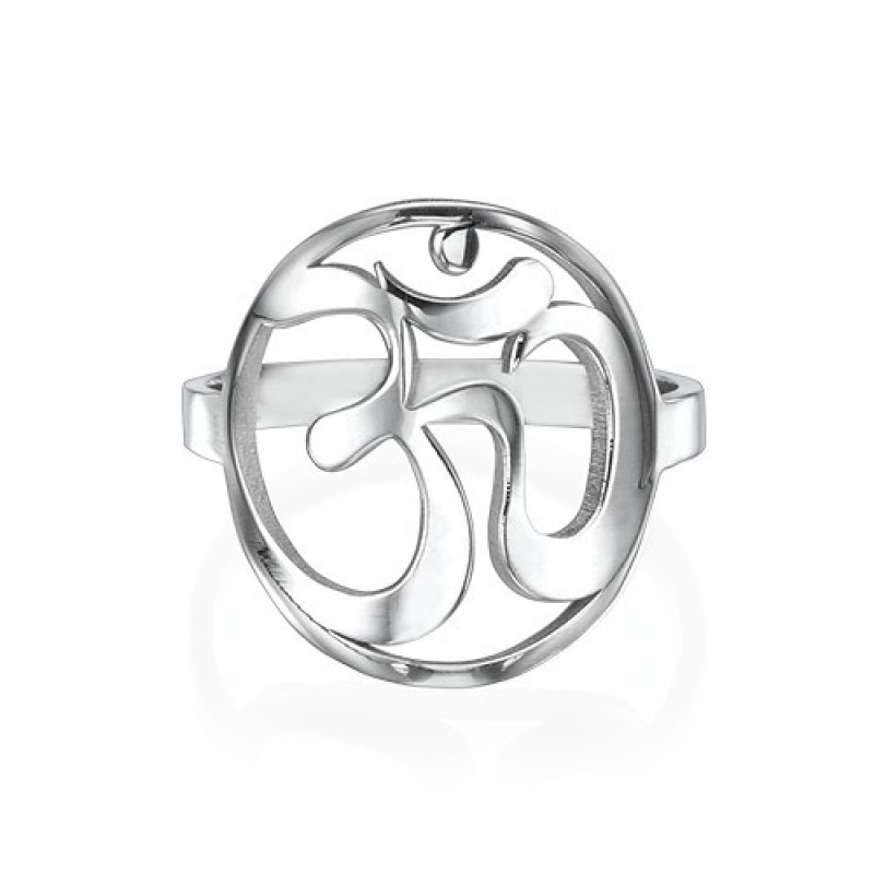 Buy Bold Sterling Silver Om Ring, Yoga Jewelry, Sterling Yoga Ring, Large  Sterling Om Ring, Men's Sterling Silver Om Ring, Om Jewelry Online in India  - Etsy