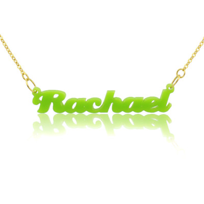 Custom Colorful Acrylic Name Necklace - The Name Jewellery™