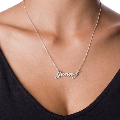 Small Personalised Classic Name Necklace In Silver/Gold/Rose Gold - The Name Jewellery™