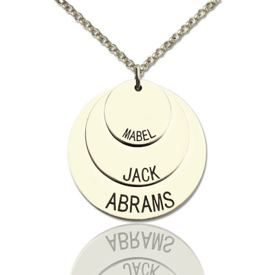 Jewellery For Moms - Three Disc Necklace - The Name Jewellery™