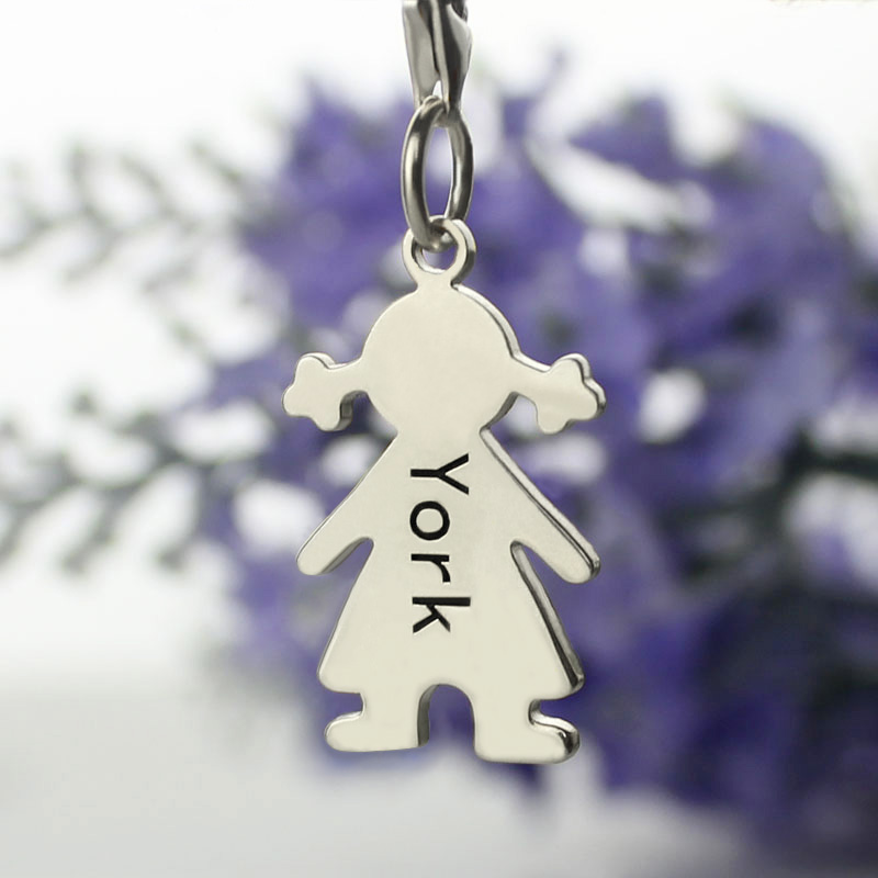 personalised baby name necklace