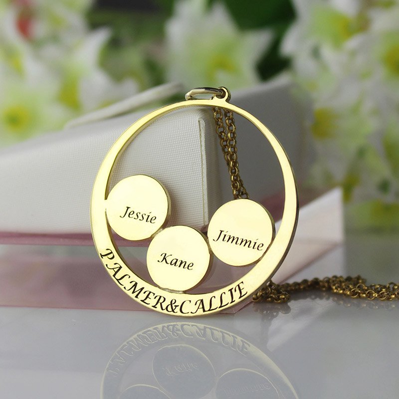 Personalized Family Tree Necklace In Silver or Gold | Anniversary Gifts By  Year