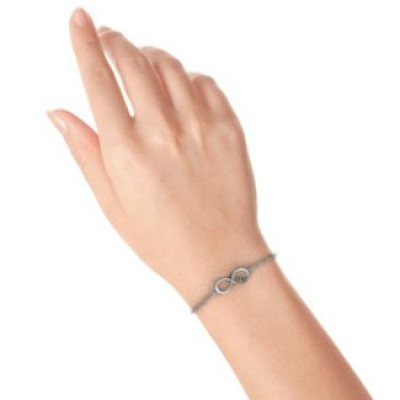 Personalised BFF Friendship Infinity Bracelet - The Name Jewellery™