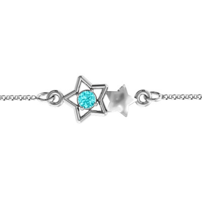 Personalised Me and My Shadow Star Bracelet - The Name Jewellery™
