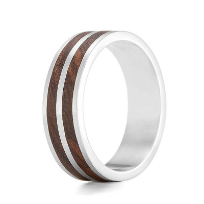 Wood Ring Dual - The Name Jewellery™