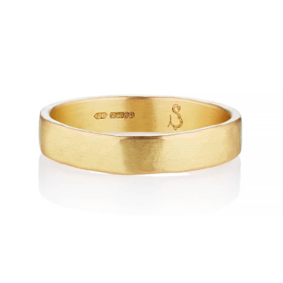 Loki Mens Fairtrade 18ct Gold Wedding Ring - The Name Jewellery™