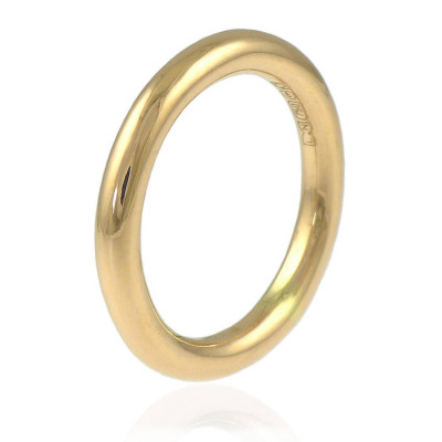 Halo Wedding Ring In 18ct Gold - The Name Jewellery™