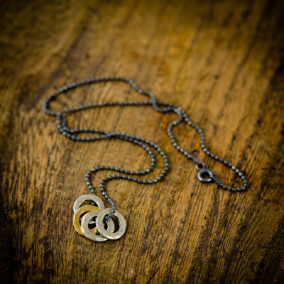 Mens Family Eternity Necklace - The Name Jewellery™