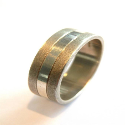 Mens Silver Band Ring - The Name Jewellery™