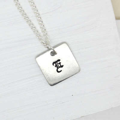 Personalised Old English Style Font Necklace - The Name Jewellery™