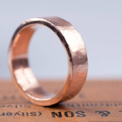Organic 18ct Gold Mens Ring - The Name Jewellery™