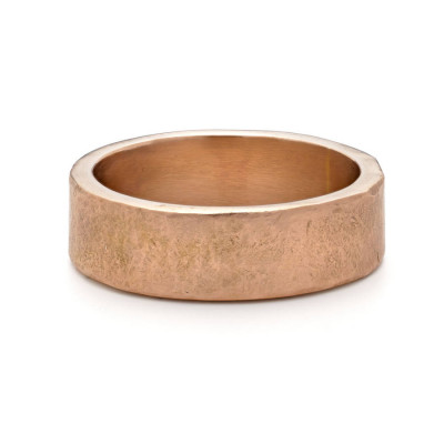 Organic Wide 18ct Gold Ring - The Name Jewellery™
