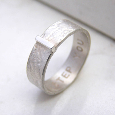 Personalised Contemporary His And Hers Rings - The Name Jewellery™