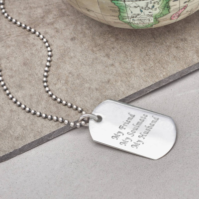 Personalised Location Coordinates Silver Necklace - The Name Jewellery™