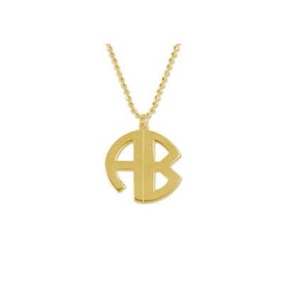 Personalised Mens Monogram Necklace - The Name Jewellery™